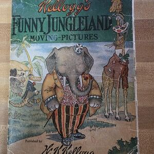 Kellogg's Funny Jungleland Moving Pictures Book